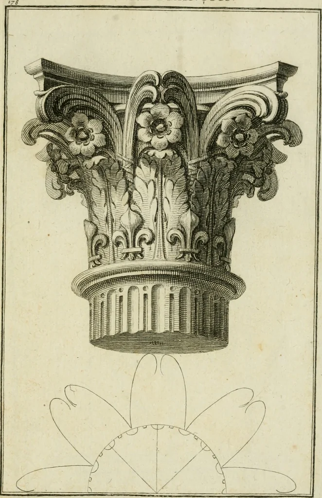 An illustration from Traité d'architecture : avec des remarques et des observations tres-utiles pour les jeunes gens, qui veulent s'appliquer à ce bel art, 1714, leaf 362