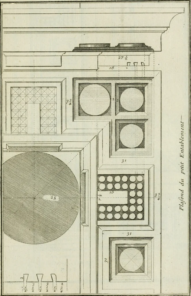 An illustration from Traité d'architecture : avec des remarques et des observations tres-utiles pour les jeunes gens, qui veulent s'appliquer à ce bel art, 1714, leaf 48