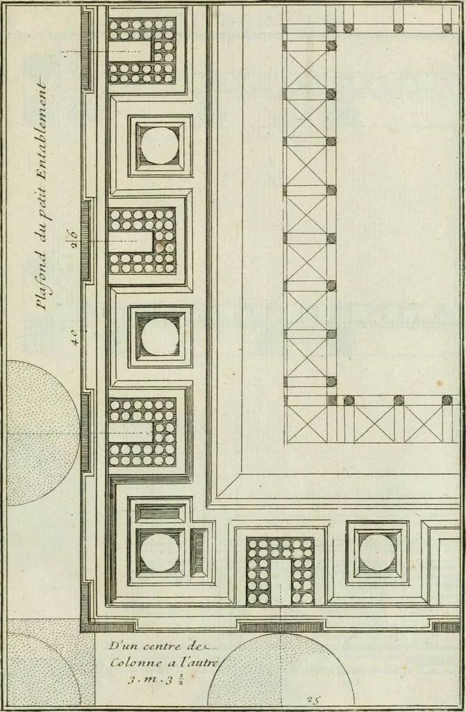 An illustration from Traité d'architecture : avec des remarques et des observations tres-utiles pour les jeunes gens, qui veulent s'appliquer à ce bel art, 1714, leaf 50