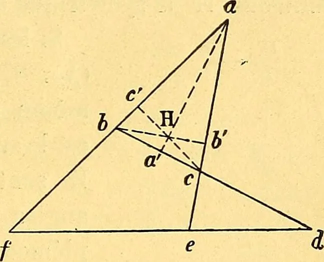 An illustration from Traite de geometrie, 1903, leaf 110
