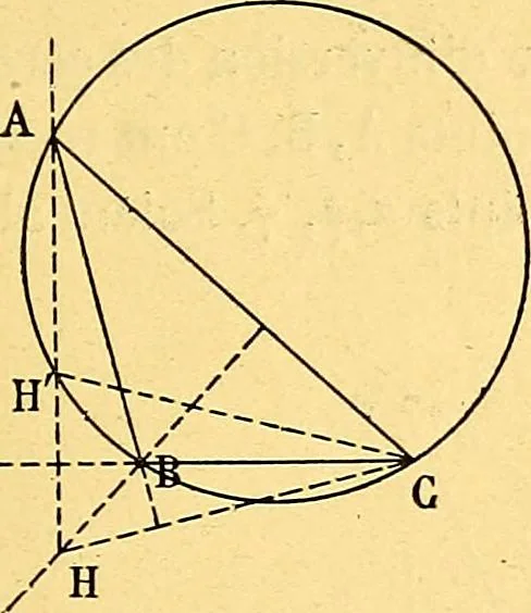 An illustration from Traite de geometrie, 1903, leaf 112