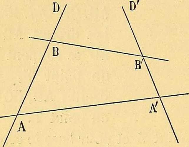 An illustration from Traite de geometrie, 1903, leaf 237
