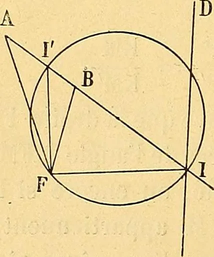 An illustration from Traite de geometrie, 1903, leaf 323