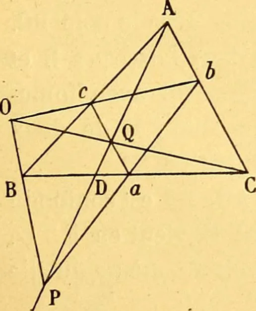 An illustration from Traite de geometrie, 1903, leaf 48