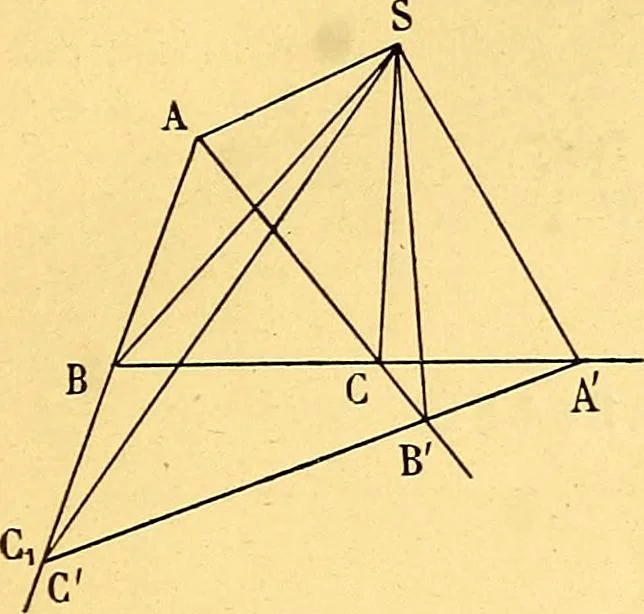 An illustration from Traite de geometrie, 1903, leaf 52