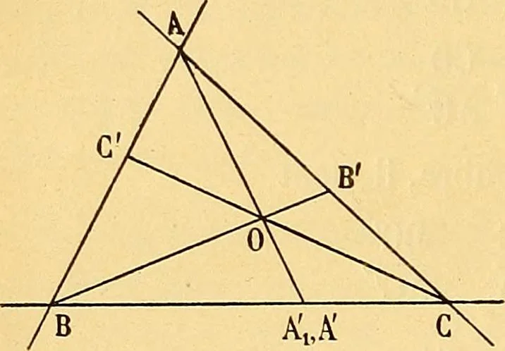 An illustration from Traite de geometrie, 1903, leaf 55