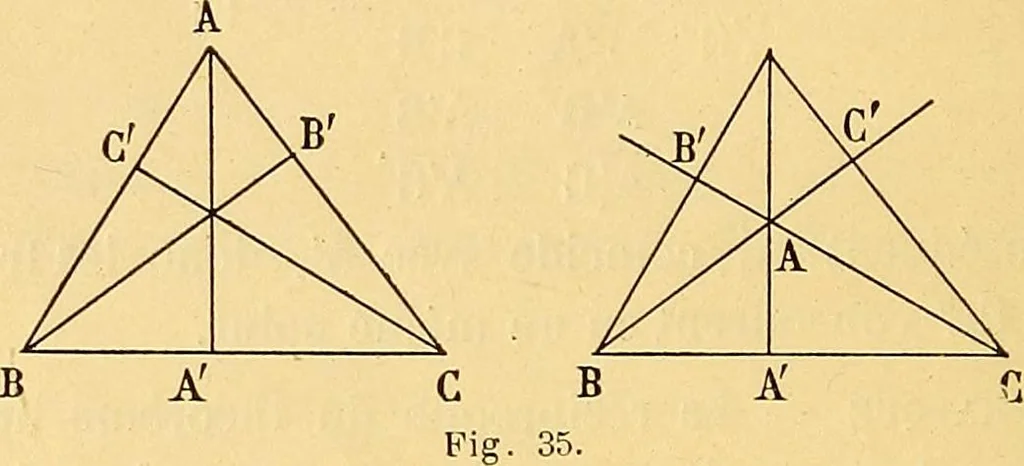 An illustration from Traite de geometrie, 1903, leaf 57