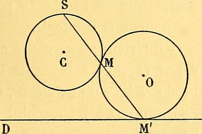 An illustration from Traite de geometrie, 1903, leaf 92