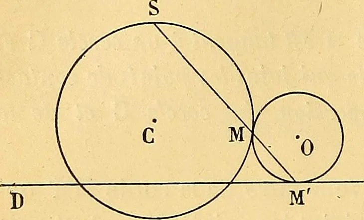 An illustration from Traite de geometrie, 1903, leaf 93