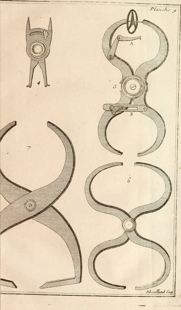 An illustration from Traité de l'horlogerie, méchanique et pratique : approuvé par l'Academie royale des sciences, 1741, leaf 228
