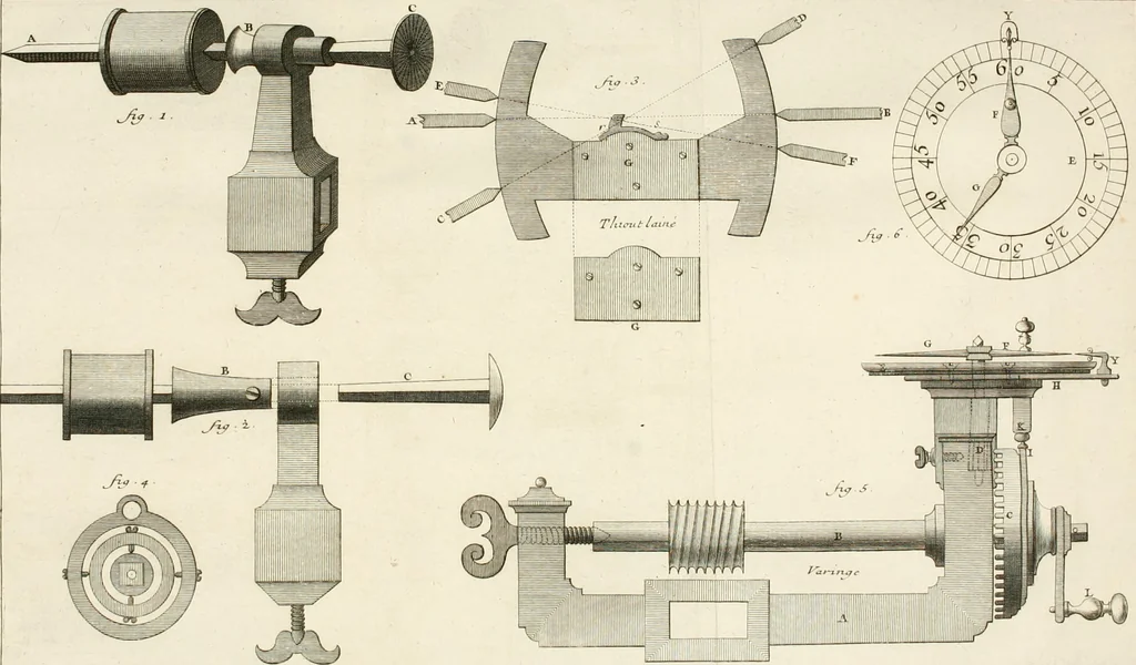 An illustration from Traité de l'horlogerie, méchanique et pratique : approuvé par l'Academie royale des sciences, 1741, leaf 239