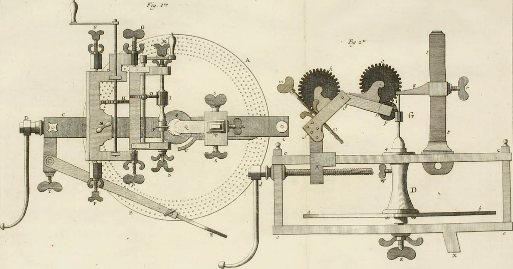 An illustration from Traité de l'horlogerie, méchanique et pratique : approuvé par l'Academie royale des sciences, 1741, leaf 247