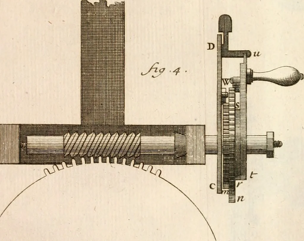 An illustration from Traité de l'horlogerie, méchanique et pratique : approuvé par l'Academie royale des sciences, 1741, leaf 256