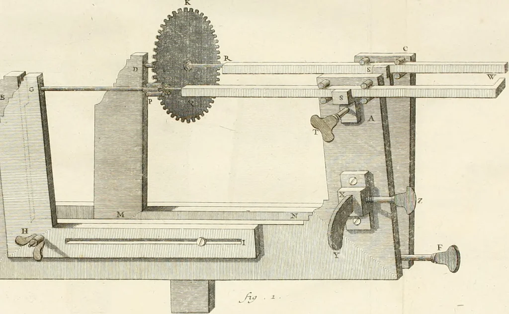 An illustration from Traité de l'horlogerie, méchanique et pratique : approuvé par l'Academie royale des sciences, 1741, leaf 275