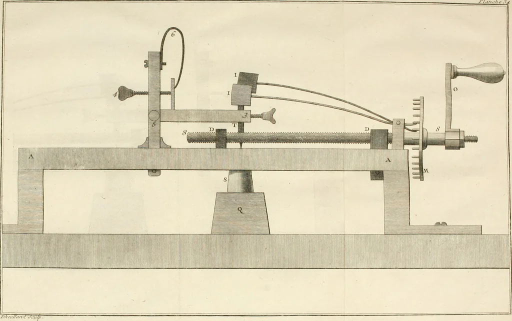 An illustration from Traité de l'horlogerie, méchanique et pratique : approuvé par l'Academie royale des sciences, 1741, leaf 279