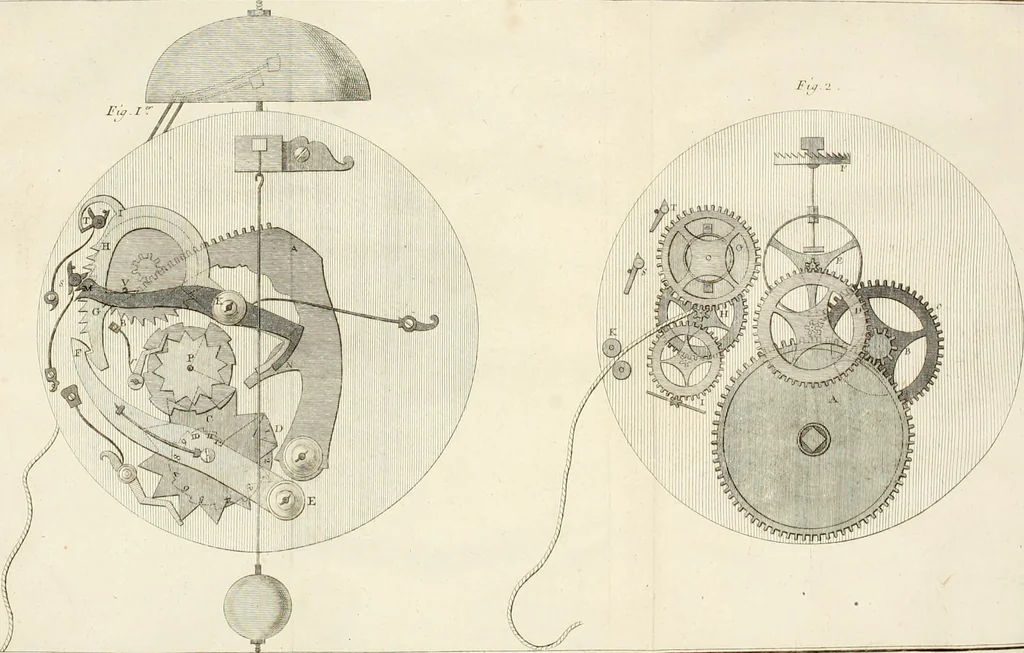 An illustration from Traité de l'horlogerie, méchanique et pratique : approuvé par l'Academie royale des sciences, 1741, leaf 269
