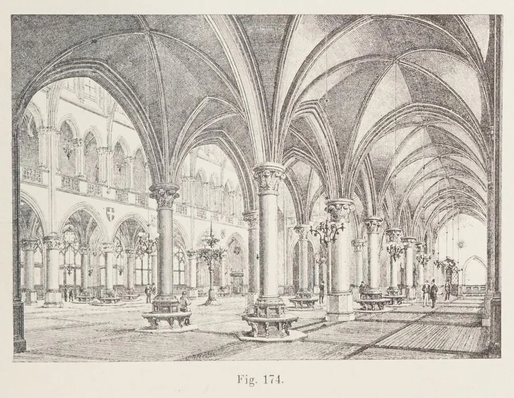 An illustration from Traité de perspective pittoresque, 1913, leaf 157