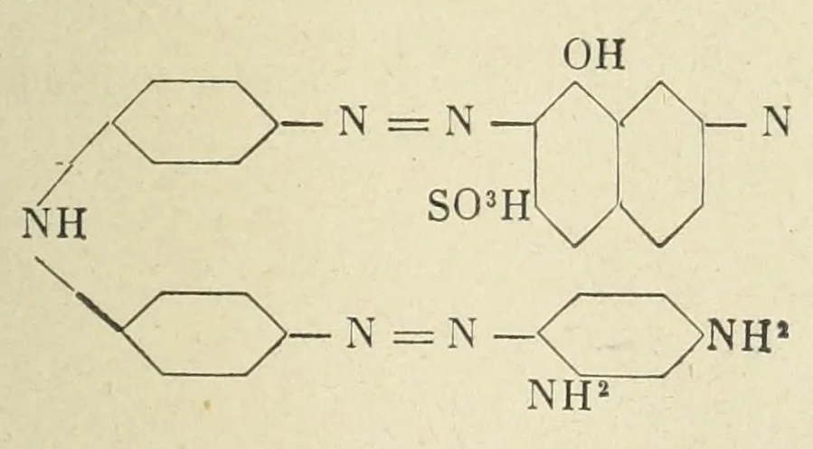 An illustration from Traité des matières colorantes organiques et de leurs diverses applications, 1922, leaf 145