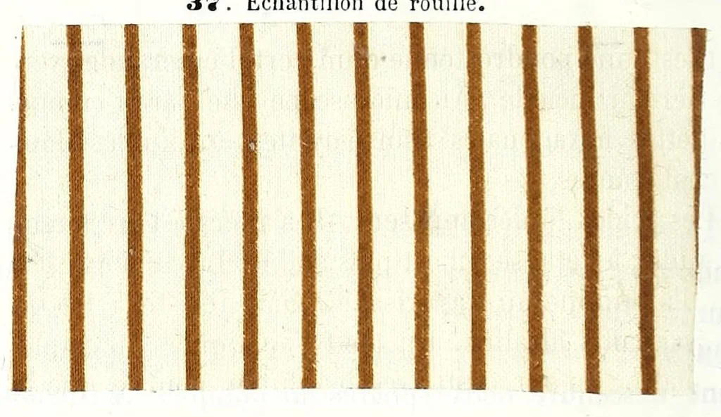 An illustration from Traité des matières colorantes : comprenant leurs applications à la teinture et à l'impression et des notices sur les fibres textiles, les épaississants et les mordants ..., 1867, leaf 558
