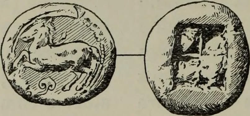 An illustration from Traite des monnaies grecques et romaines;, 1901, leaf 111