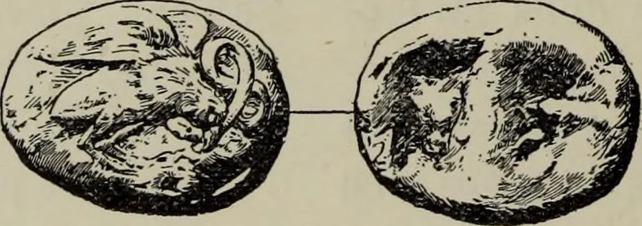 An illustration from Traite des monnaies grecques et romaines;, 1901, leaf 123