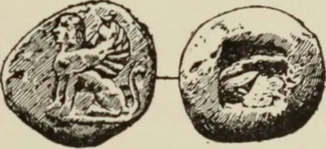 An illustration from Traite des monnaies grecques et romaines;, 1901, leaf 162