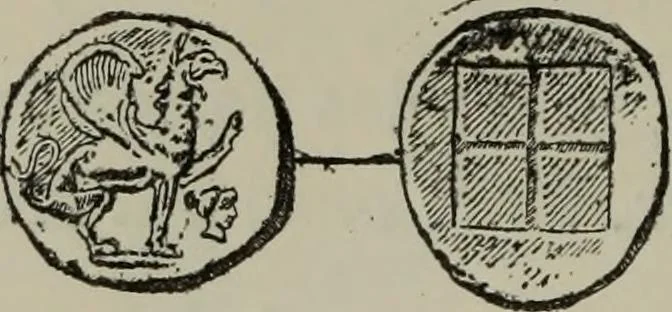 An illustration from Traite des monnaies grecques et romaines;, 1901, leaf 173