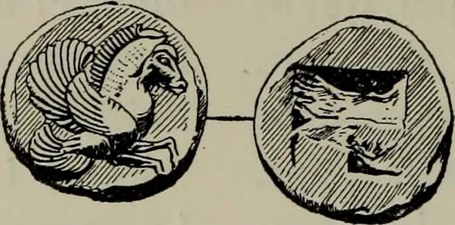 An illustration from Traite des monnaies grecques et romaines;, 1901, leaf 203