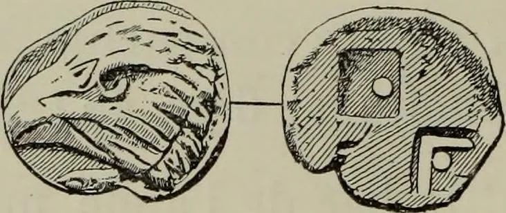An illustration from Traite des monnaies grecques et romaines;, 1901, leaf 213