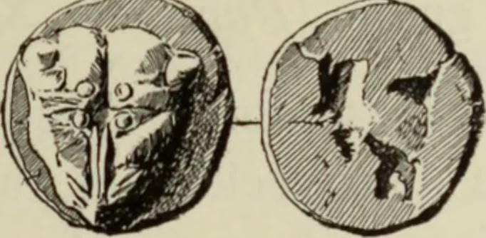 An illustration from Traite des monnaies grecques et romaines;, 1901, leaf 214