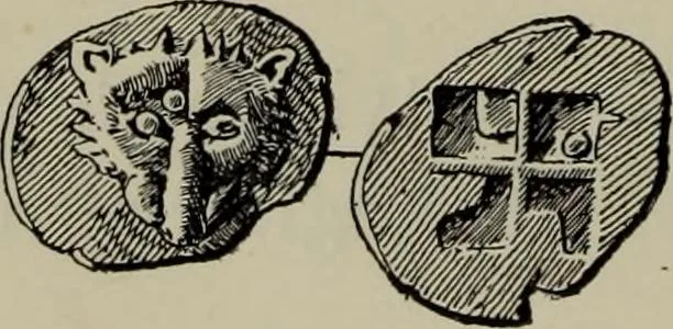 An illustration from Traite des monnaies grecques et romaines;, 1901, leaf 215