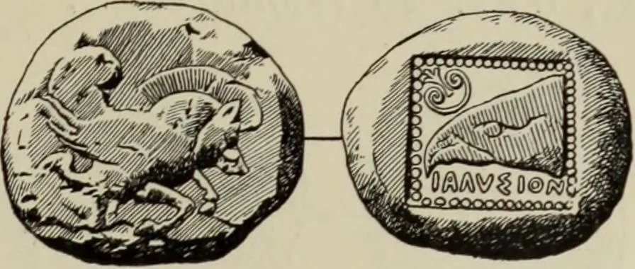 An illustration from Traite des monnaies grecques et romaines;, 1901, leaf 248