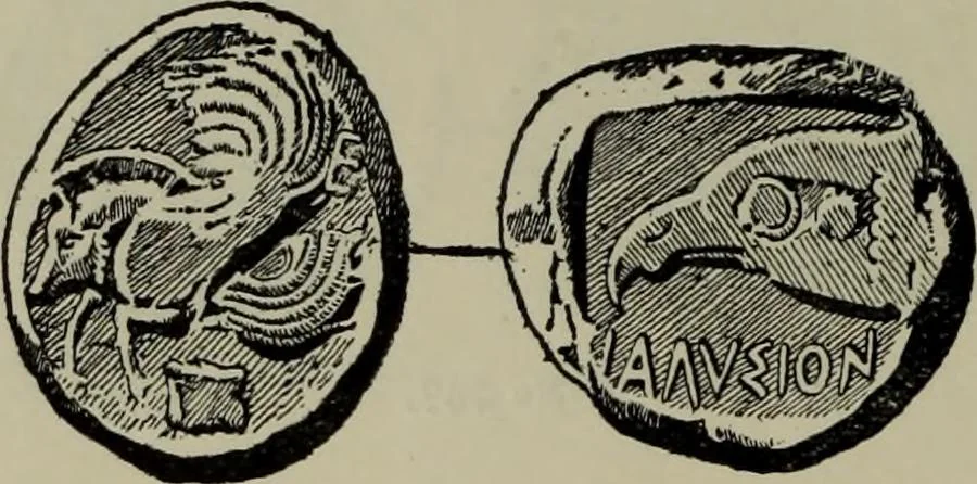 An illustration from Traite des monnaies grecques et romaines;, 1901, leaf 249