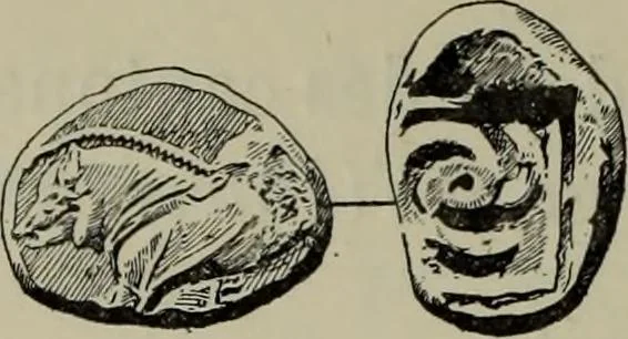 An illustration from Traite des monnaies grecques et romaines;, 1901, leaf 261