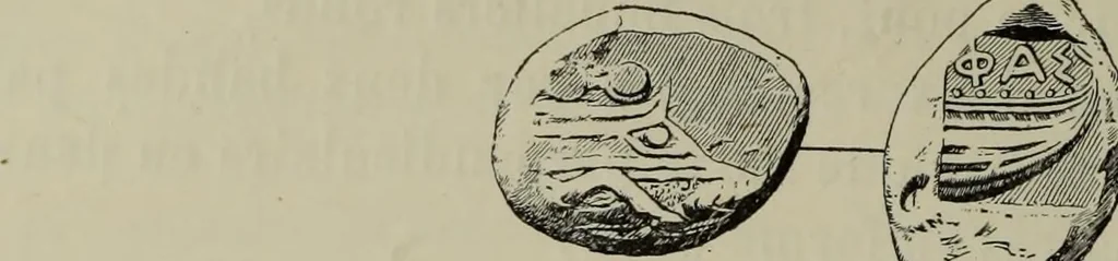 An illustration from Traite des monnaies grecques et romaines;, 1901, leaf 273