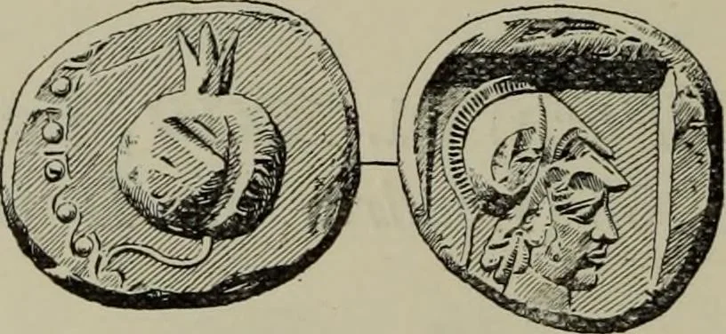 An illustration from Traite des monnaies grecques et romaines;, 1901, leaf 283