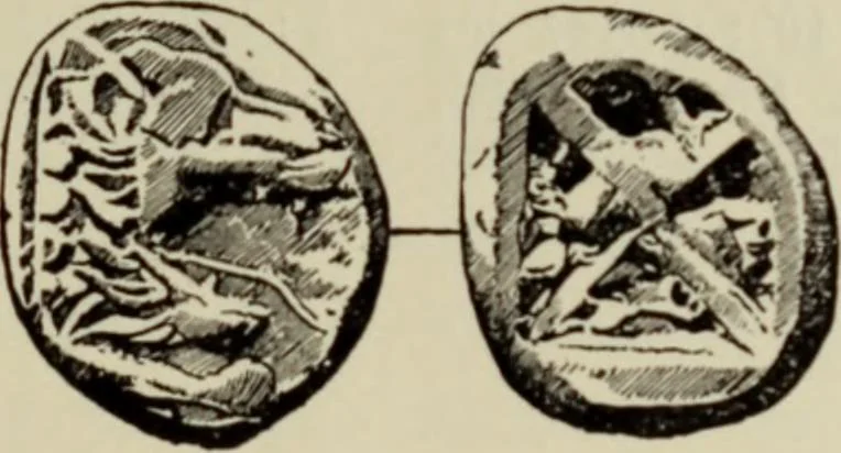 An illustration from Traite des monnaies grecques et romaines;, 1901, leaf 296