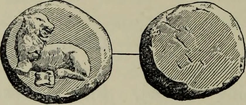 An illustration from Traite des monnaies grecques et romaines;, 1901, leaf 313