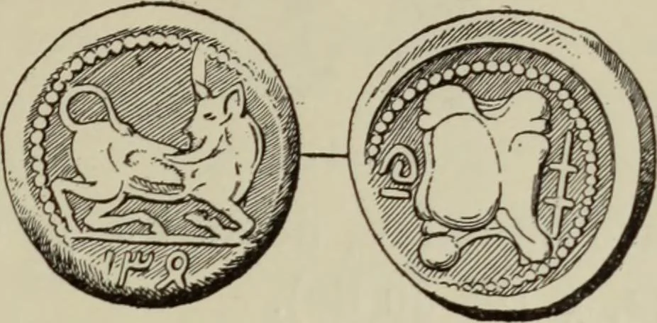 An illustration from Traite des monnaies grecques et romaines;, 1901, leaf 316