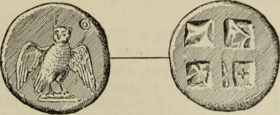 An illustration from Traite des monnaies grecques et romaines;, 1901, leaf 366