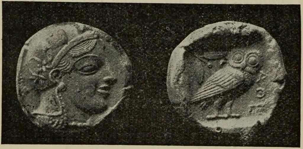 An illustration from Traite des monnaies grecques et romaines;, 1901, leaf 397