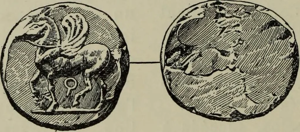 An illustration from Traite des monnaies grecques et romaines;, 1901, leaf 409