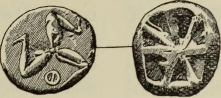 An illustration from Traite des monnaies grecques et romaines;, 1901, leaf 420