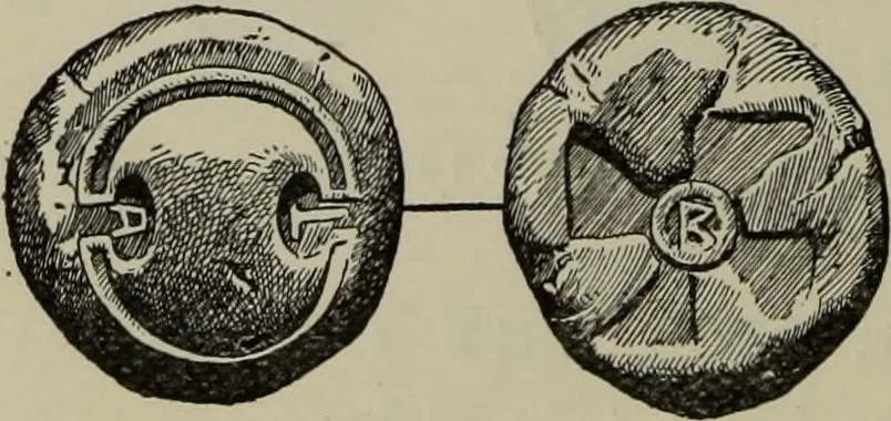 An illustration from Traite des monnaies grecques et romaines;, 1901, leaf 497