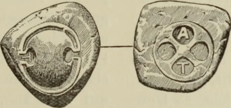 An illustration from Traite des monnaies grecques et romaines;, 1901, leaf 498