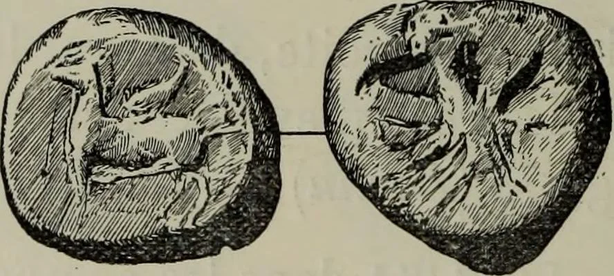 An illustration from Traite des monnaies grecques et romaines;, 1901, leaf 579