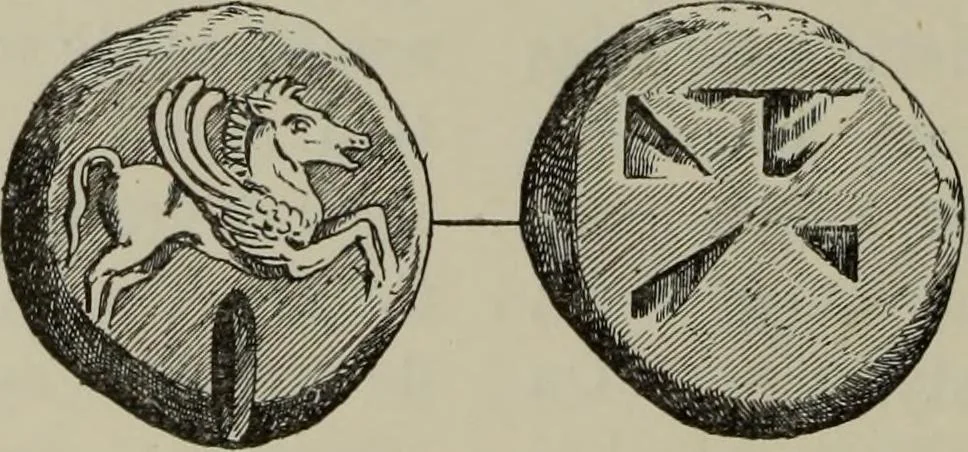 An illustration from Traite des monnaies grecques et romaines;, 1901, leaf 633