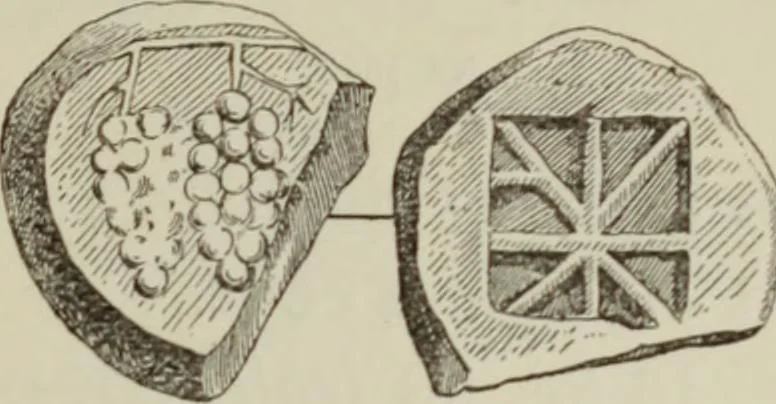 An illustration from Traite des monnaies grecques et romaines;, 1901, leaf 646