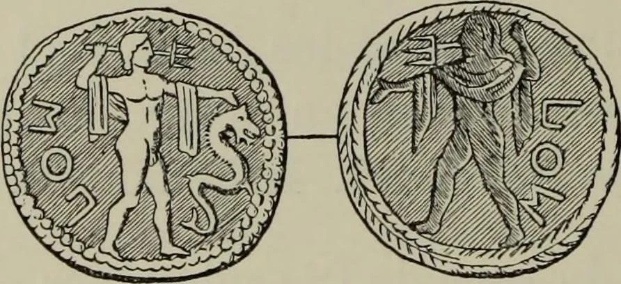 An illustration from Traite des monnaies grecques et romaines;, 1901, leaf 729