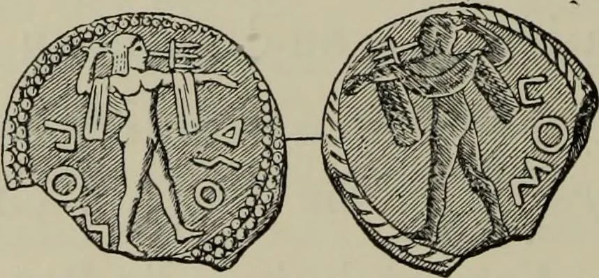 An illustration from Traite des monnaies grecques et romaines;, 1901, leaf 729